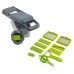 Овочерізка Vegetable Cutter 3355 24 см пластик сірий з зеленим Овочерізка Vegetable Cutter 3355 24 см пластик сірий з зеленим