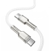 Кабель Type-C/Type-C 2 м Baseus Cafule Series Metal 100 Вт 5 А білий