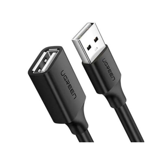 Кабель подовжувач USB/USB 1 м UGREEN US103 чорний