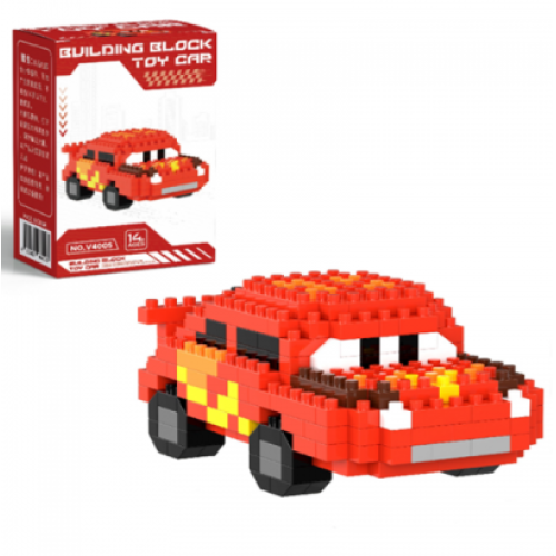 Конструктор BRICKS "RED CAR", 4005-V new