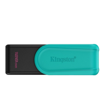 Флеш пам'ять USB 128 GВ Kingston Exodia S USB 3.2 DT чорний з бірюзовим
