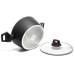 Каструля антипригарне покриття Hölmer CR-1325-SBMCL Carrot з кришкою 2.5 л чорний Каструля антипригарне покриття Hölmer CR-1325-SBMCL Carrot з кришкою 2.5 л чорний