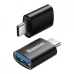Перехідник Type-C M/USB F Baseus Ingenuity чорний Перехідник Type-C M/USB F Baseus Ingenuity чорний