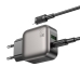 Зарядний пристрій з кабелем USB+Tурe-C/Apple Lightning 1 м BOROFONE BAS55A Absolute 30 W 12 V 2.5 A чорний Зарядний пристрій з кабелем USB+Tурe-C/Apple Lightning 1 м BOROFONE BAS55A Absolute 30 W 12 V 2.5 A чорний