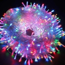 / Світлодіодна гірлянда-нитка прозорий дріт 600 LED Magic Lights  24 м 8 режимів мульти