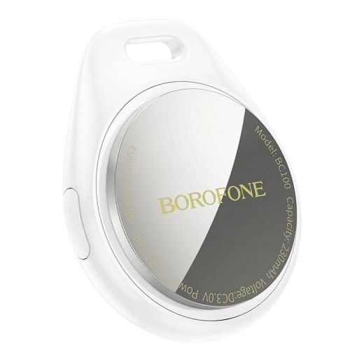 Трекер Borofone BC100 Ingenioso Bluetooth від батарейки білий