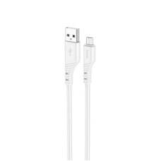 Кабель USB/micro-USB 1 м HOCO X97 Crystal 2.4 А білий