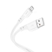 Кабель USB/micro-USB 1 м HOCO X97 Crystal 2.4 А білий