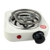 Настільна електроплита спіральна 1 конфорка Hot Plate JX-500W метал 500 Вт білий Настільна електроплита спіральна 1 конфорка Hot Plate JX-500W метал 500 Вт білий