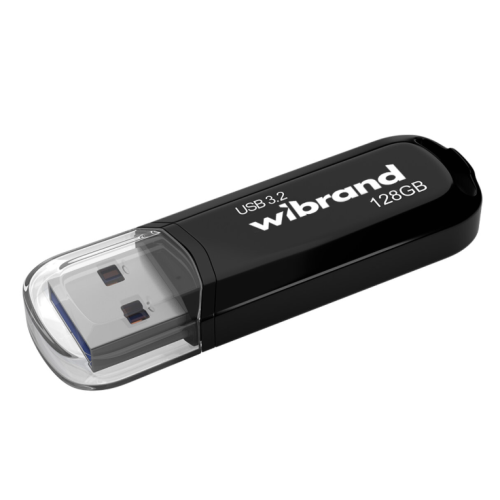 Флеш пам'ять USB 128 GB Wibrand Marten USB 3.2 Gen1 чорний