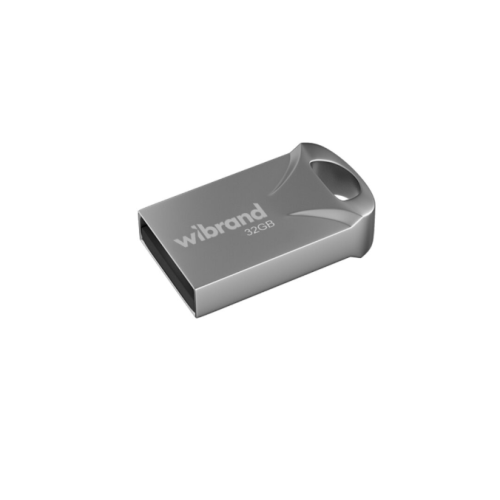 Флеш пам'ять USB 32 GВ Wibrand Hawk USB 2.0 сріблястий