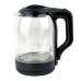 Електрочайник Delfa DK2650X скло 1.8 л чорний