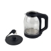 Електрочайник Delfa DK2650X скло 1.8 л чорний