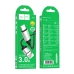 Кабель USB/Type-C 1 м HOCO X117 Star 3 A чорний зі сріблястим Кабель USB/Type-C 1 м HOCO X117 Star 3 A чорний зі сріблястим