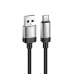 Кабель USB/Type-C 1 м HOCO X117 Star 3 A чорний зі сріблястим Кабель USB/Type-C 1 м HOCO X117 Star 3 A чорний зі сріблястим
