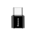 Перехідник microUSB F/Type-C M Baseus чорний