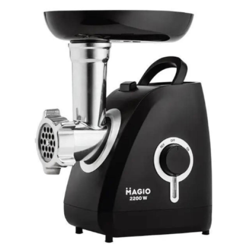 М'ясорубка електрична MAGIO МG-270 з додатковими насадками 2200 Вт чорний