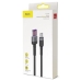 Кабель USB/Type-C 1 м Baseus Cafule HW QC USB Double-sided Blind Interpolation 40 Вт 5 А чорний з сірим Кабель USB/Type-C 1 м Baseus Cafule HW QC USB Double-sided Blind Interpolation 40 Вт 5 А чорний з сірим