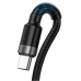 Кабель USB/Type-C 1 м Baseus Cafule HW QC USB Double-sided Blind Interpolation 40 Вт 5 А чорний з сірим Кабель USB/Type-C 1 м Baseus Cafule HW QC USB Double-sided Blind Interpolation 40 Вт 5 А чорний з сірим