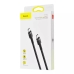 Кабель Type-C/Type-C 1 м Baseus Cafule 60 Вт 3 А чорний Кабель Type-C/Type-C 1 м Baseus Cafule 60 Вт 3 А чорний