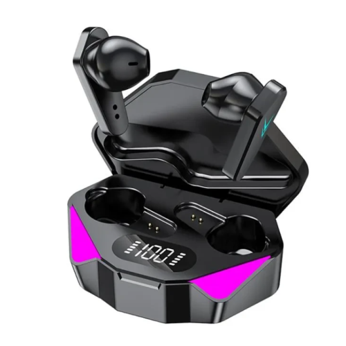 Навушники бездротові вкладки TWS X15 Bluetooth LED чорний