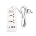 Мережевий фільтр-подовжувач 2 розетки AND WL-6 2хUSB/Type C 10 А 1.8 м білий