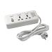 Мережевий фільтр-подовжувач 2 розетки AND WL-6 2хUSB/Type C 10 А 1.8 м білий