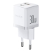 Зарядний пристрій з кабелем Type-C+USB/Type-C 1 м Baseus Palm Fast Charger 30 W 12 V 2.5 А білий Зарядний пристрій з кабелем Type-C+USB/Type-C 1 м Baseus Palm Fast Charger 30 W 12 V 2.5 А білий