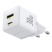 Зарядний пристрій з кабелем Type-C+USB/Type-C 1 м Baseus Palm Fast Charger 30 W 12 V 2.5 А білий Зарядний пристрій з кабелем Type-C+USB/Type-C 1 м Baseus Palm Fast Charger 30 W 12 V 2.5 А білий