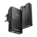 Зарядний блок живлення Type-C+USB ESSAGER 1C1A Ultra Thin Gan 65 W 20 V 3.25 A чорний Зарядний блок живлення Type-C+USB ESSAGER 1C1A Ultra Thin Gan 65 W 20 V 3.25 A чорний