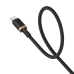 Кабель USB/Type-C 1 м Baseus Dura 60 Вт чорний з золотистим Кабель USB/Type-C 1 м Baseus Dura 60 Вт чорний з золотистим