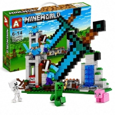 Конструктор Minecraft AA8003 My World Форпост із мечем 359 деталей