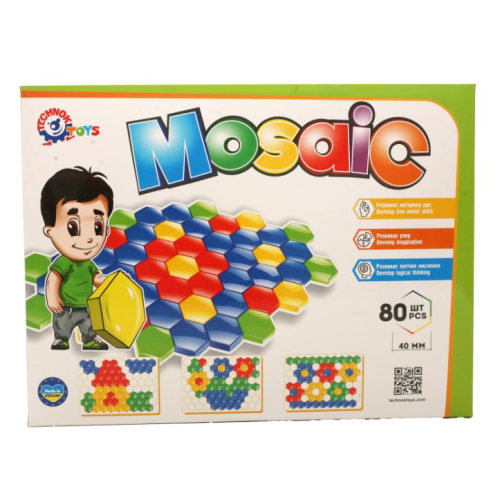 Іграшка Мозаїка Technok Toys 2063 пластик 80 деталей різнобарвний