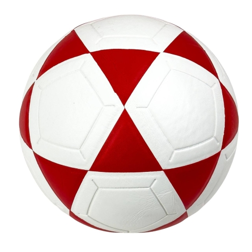 М'яч футбольний №4 Profiball MS-1936 білий з червоним