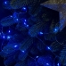 Світлодіодна гірлянда-нитка прозорий дріт 100 LED Magic Lights USB на батарейках 10 м синій Світлодіодна гірлянда-нитка прозорий дріт 100 LED Magic Lights USB на батарейках 10 м синій
