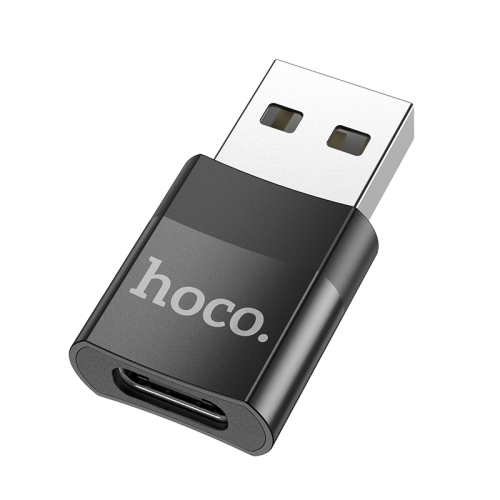 Перехідник USB M/Type-C F HOCO UA17 чорний