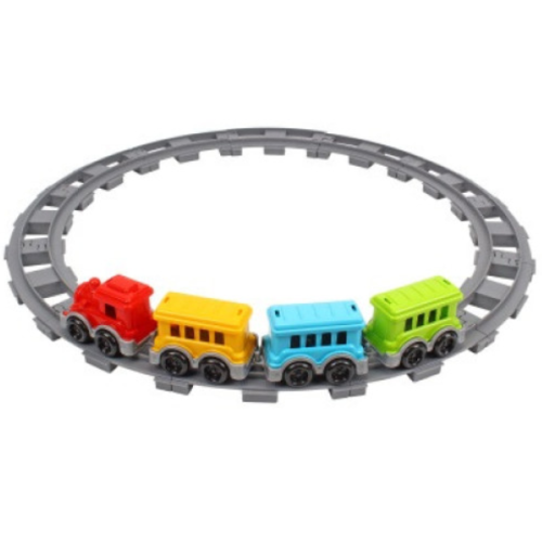 Залізниця з колією Technok Toys 0914 156 см різнобарвний
