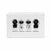 Нічник-проектор Астронавт MINI Farraray USB з пультом 12.5 см чорний