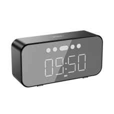 Колонка портативна з годинником XO F41 Mirror Clock Bluetooth чорний