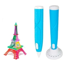3D ручка 3DPEN-6-1 пластик трафарети Синій