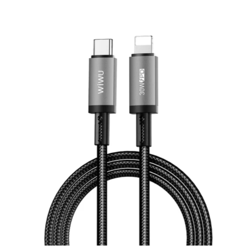 Кабель Type-C/Apple Lightning 1 м WIWU Wi-C056 Titanlink 30 Вт чорний