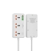 Мережевий фільтр-подовжувач 3 розетки WiWU Wi-S005 Cube Multiple Function GaN 3хUSB/Type C 16 А білий Мережевий фільтр-подовжувач 3 розетки WiWU Wi-S005 Cube Multiple Function GaN 3хUSB/Type C 16 А білий