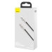 Кабель Type-C/Type-C 2 м Baseus Cafule Series Metal 100 Вт 5 А чорний Кабель Type-C/Type-C 2 м Baseus Cafule Series Metal 100 Вт 5 А чорний