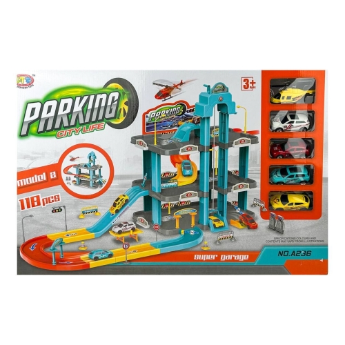 Іграшковий набір Parking A236 118 деталей різнобарвний