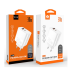 Зарядний блок живлення USB+Type-C WUW C208 30 W білий Зарядний блок живлення USB+Type-C WUW C208 30 W білий