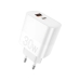 Зарядний блок живлення USB+Type-C WUW C208 30 W білий Зарядний блок живлення USB+Type-C WUW C208 30 W білий