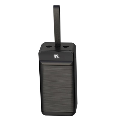 Універсальна мобільна батарея 60000 mAh XO PR159 22.5 W повербанк з дисплеєм чорний