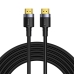 Кабель HDMI/HDMI 5 м Baseus Cafule 4K Adapter Cable чорний Кабель HDMI/HDMI 5 м Baseus Cafule 4K Adapter Cable чорний