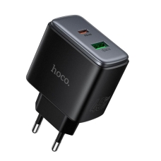 Зарядний блок живлення Type-C+USB HOCO C158A Upgrade 45 W чорний