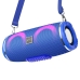Колонка портативна HOCO HC12 Sports Bluetooth LED FM синій